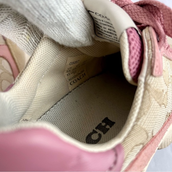 COACH Tech Runner Monogram and Pink Women's Shoe Size 5 - Picture 10 of 14
